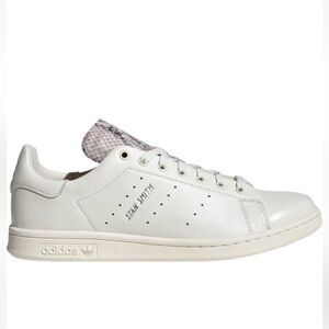 Men's Adidas Stan Smith Lux Casual Shoes White Snakeskin
